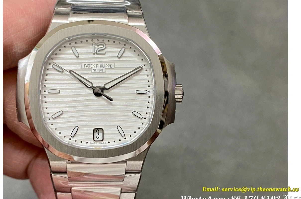 Dial White Jumbo 3KF SS 7118 A324 Nautilus SS 35mm 1231